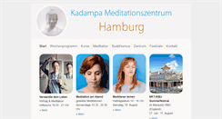 Desktop Screenshot of meditation-hamburg.de